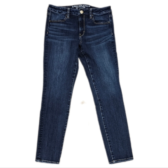 American Eagle Hi-Rise Jegging 360° Stretch 8 short - Picture 1 of 4